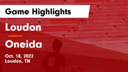 Loudon  vs Oneida  Game Highlights - Oct. 18, 2022