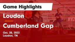 Loudon  vs Cumberland Gap  Game Highlights - Oct. 20, 2022