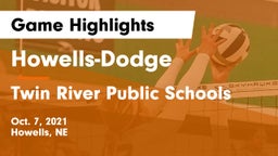 Howells-Dodge  vs Twin River Public Schools Game Highlights - Oct. 7, 2021