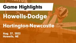 Howells-Dodge  vs Hartington-Newcastle  Game Highlights - Aug. 27, 2022