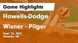 Howells-Dodge  vs Wisner - Pilger  Game Highlights - Sept. 26, 2023