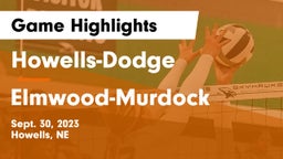 Howells-Dodge  vs Elmwood-Murdock  Game Highlights - Sept. 30, 2023