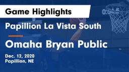 Papillion La Vista South  vs Omaha Bryan Public  Game Highlights - Dec. 12, 2020