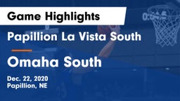 Papillion La Vista South  vs Omaha South  Game Highlights - Dec. 22, 2020