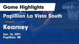 Papillion La Vista South  vs Kearney  Game Highlights - Jan. 16, 2021
