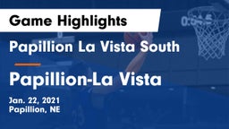Papillion La Vista South  vs Papillion-La Vista  Game Highlights - Jan. 22, 2021