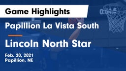 Papillion La Vista South  vs Lincoln North Star Game Highlights - Feb. 20, 2021