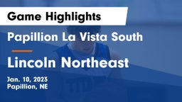 Papillion La Vista South  vs Lincoln Northeast  Game Highlights - Jan. 10, 2023