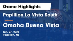 Papillion La Vista South  vs Omaha Buena Vista  Game Highlights - Jan. 27, 2023