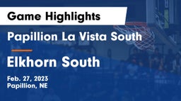 Papillion La Vista South  vs Elkhorn South  Game Highlights - Feb. 27, 2023