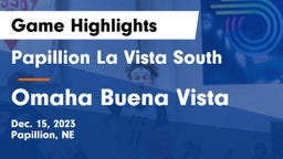Papillion La Vista South  vs Omaha Buena Vista  Game Highlights - Dec. 15, 2023