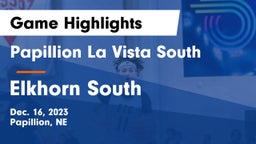 Papillion La Vista South  vs Elkhorn South  Game Highlights - Dec. 16, 2023