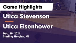 Utica Stevenson  vs Utica Eisenhower  Game Highlights - Dec. 10, 2021