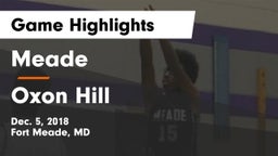 Meade  vs Oxon Hill  Game Highlights - Dec. 5, 2018