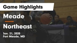 Meade  vs Northeast  Game Highlights - Jan. 21, 2020
