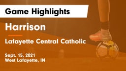 Harrison  vs Lafayette Central Catholic  Game Highlights - Sept. 15, 2021