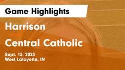Harrison  vs  Central Catholic Game Highlights - Sept. 13, 2023