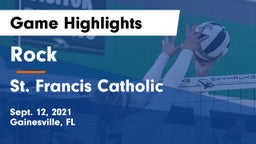 Rock  vs St. Francis Catholic  Game Highlights - Sept. 12, 2021