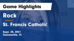 Rock  vs St. Francis Catholic  Game Highlights - Sept. 28, 2021