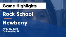 Rock School vs Newberry  Game Highlights - Aug. 18, 2022