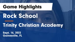 Rock School vs Trinity Christian Academy Game Highlights - Sept. 16, 2022