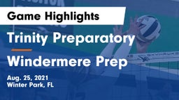 Trinity Preparatory  vs Windermere Prep  Game Highlights - Aug. 25, 2021