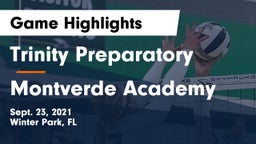 Trinity Preparatory  vs Montverde Academy Game Highlights - Sept. 23, 2021