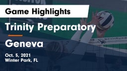 Trinity Preparatory  vs Geneva Game Highlights - Oct. 5, 2021