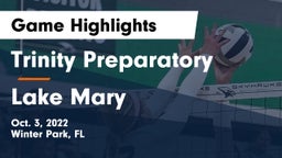 Trinity Preparatory  vs Lake Mary  Game Highlights - Oct. 3, 2022