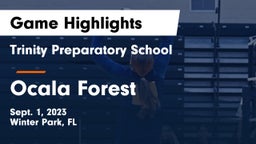 Trinity Preparatory School vs Ocala Forest Game Highlights - Sept. 1, 2023