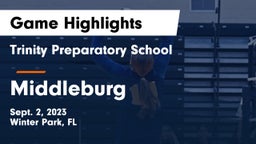 Trinity Preparatory School vs Middleburg  Game Highlights - Sept. 2, 2023