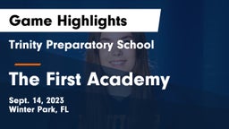 Trinity Preparatory School vs The First Academy Game Highlights - Sept. 14, 2023