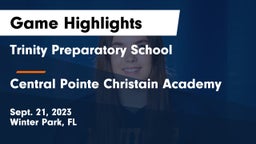Trinity Preparatory School vs Central Pointe Christain Academy Game Highlights - Sept. 21, 2023
