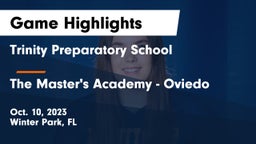 Trinity Preparatory School vs The Master's Academy - Oviedo Game Highlights - Oct. 10, 2023