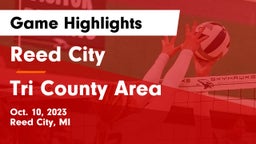 Reed City  vs Tri County Area  Game Highlights - Oct. 10, 2023