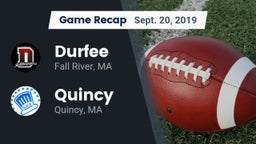 Recap: Durfee  vs. Quincy  2019