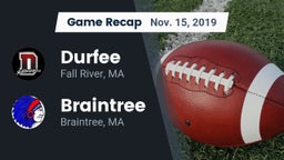 Recap: Durfee  vs. Braintree  2019