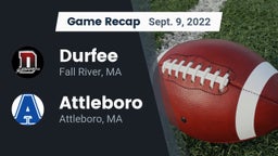 Recap: Durfee  vs. Attleboro  2022