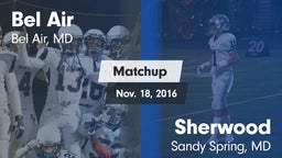 Matchup: Bel Air  vs. Sherwood  2016