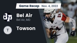 Recap: Bel Air  vs. Towson  2022