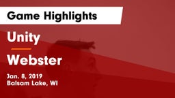 Unity  vs Webster  Game Highlights - Jan. 8, 2019