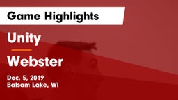 Unity  vs Webster  Game Highlights - Dec. 5, 2019