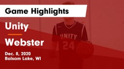 Unity  vs Webster  Game Highlights - Dec. 8, 2020