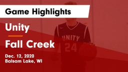 Unity  vs Fall Creek  Game Highlights - Dec. 12, 2020