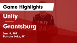 Unity  vs Grantsburg  Game Highlights - Jan. 8, 2021