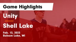 Unity  vs Shell Lake  Game Highlights - Feb. 13, 2023