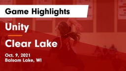 Unity  vs Clear Lake  Game Highlights - Oct. 9, 2021