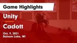 Unity  vs Cadott  Game Highlights - Oct. 9, 2021