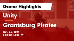 Unity  vs Grantsburg Pirates Game Highlights - Oct. 23, 2021