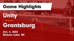 Unity  vs Grantsburg  Game Highlights - Oct. 3, 2023